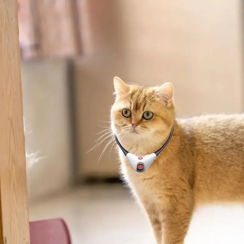 Electric Cat Collar - Smart Toy LED Lights Cat Toy Soft Electric Smart Collar Pet Exercise Toy For Small Mediums Pets Cats