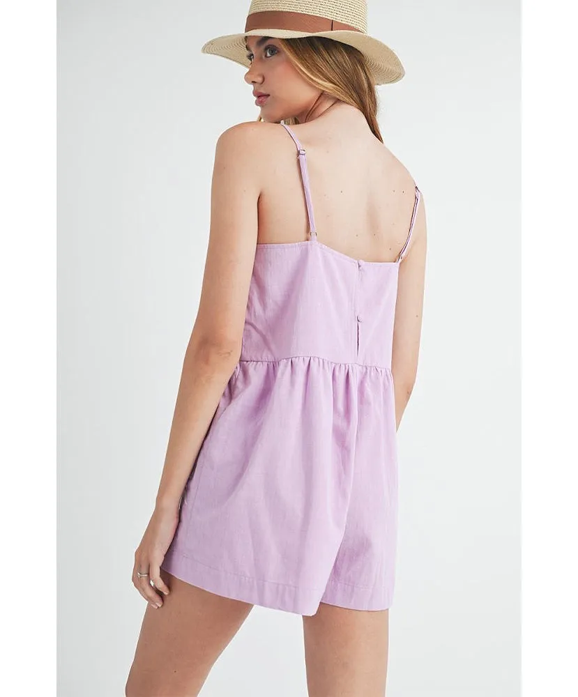 Ellie Embroidered Romper