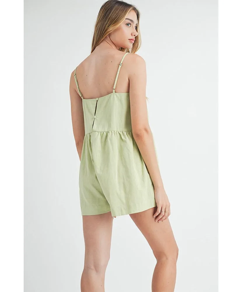 Ellie Embroidered Romper