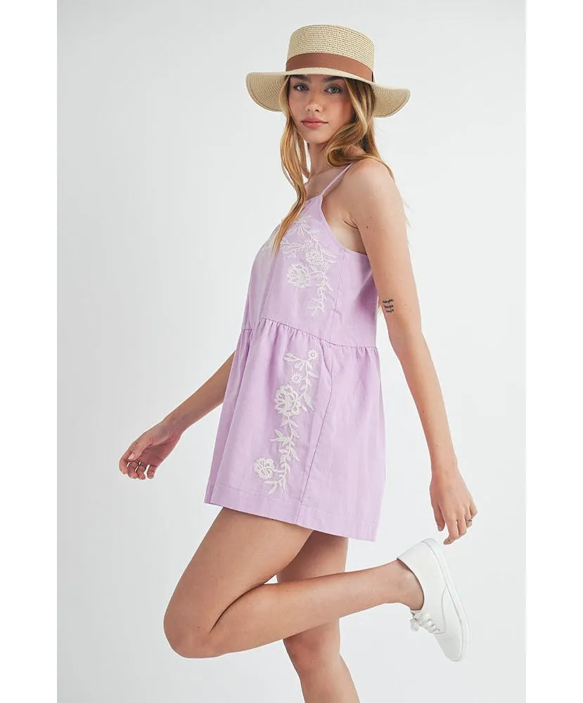 Ellie Embroidered Romper