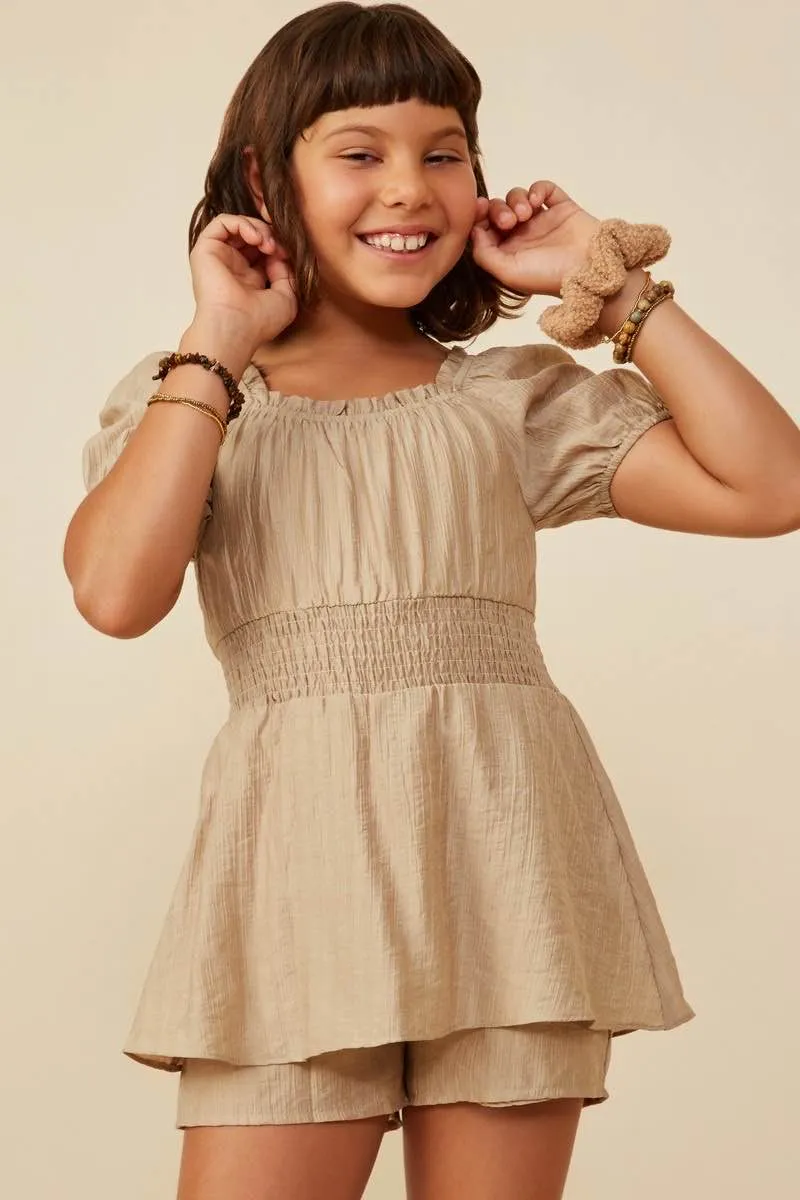 Elliott Skirted Tween Romper