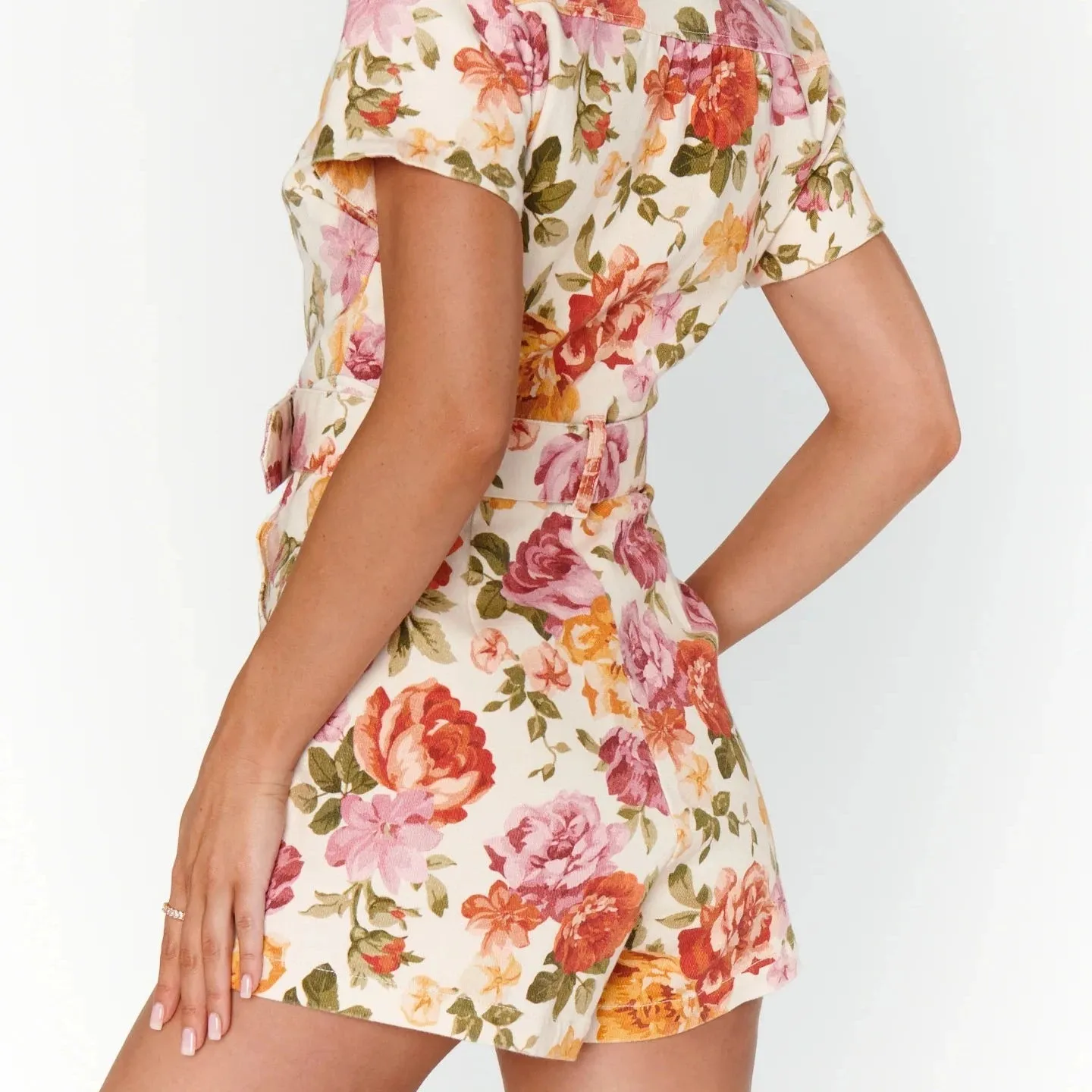 Floral Outlaw Romper