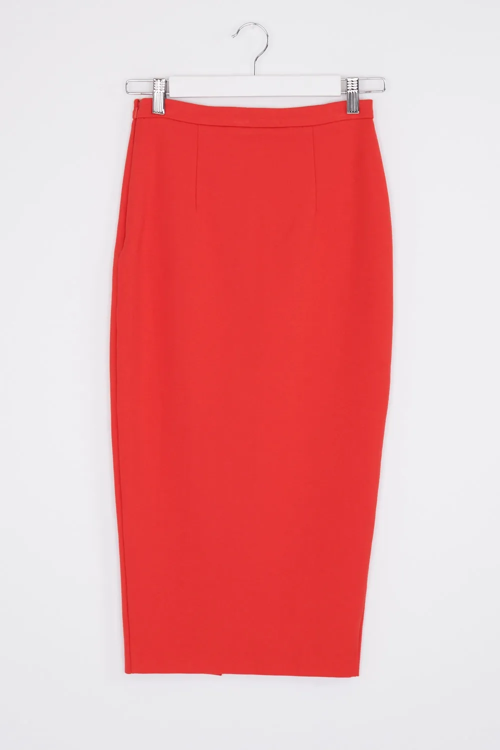 Forever New Red Midi Skirt