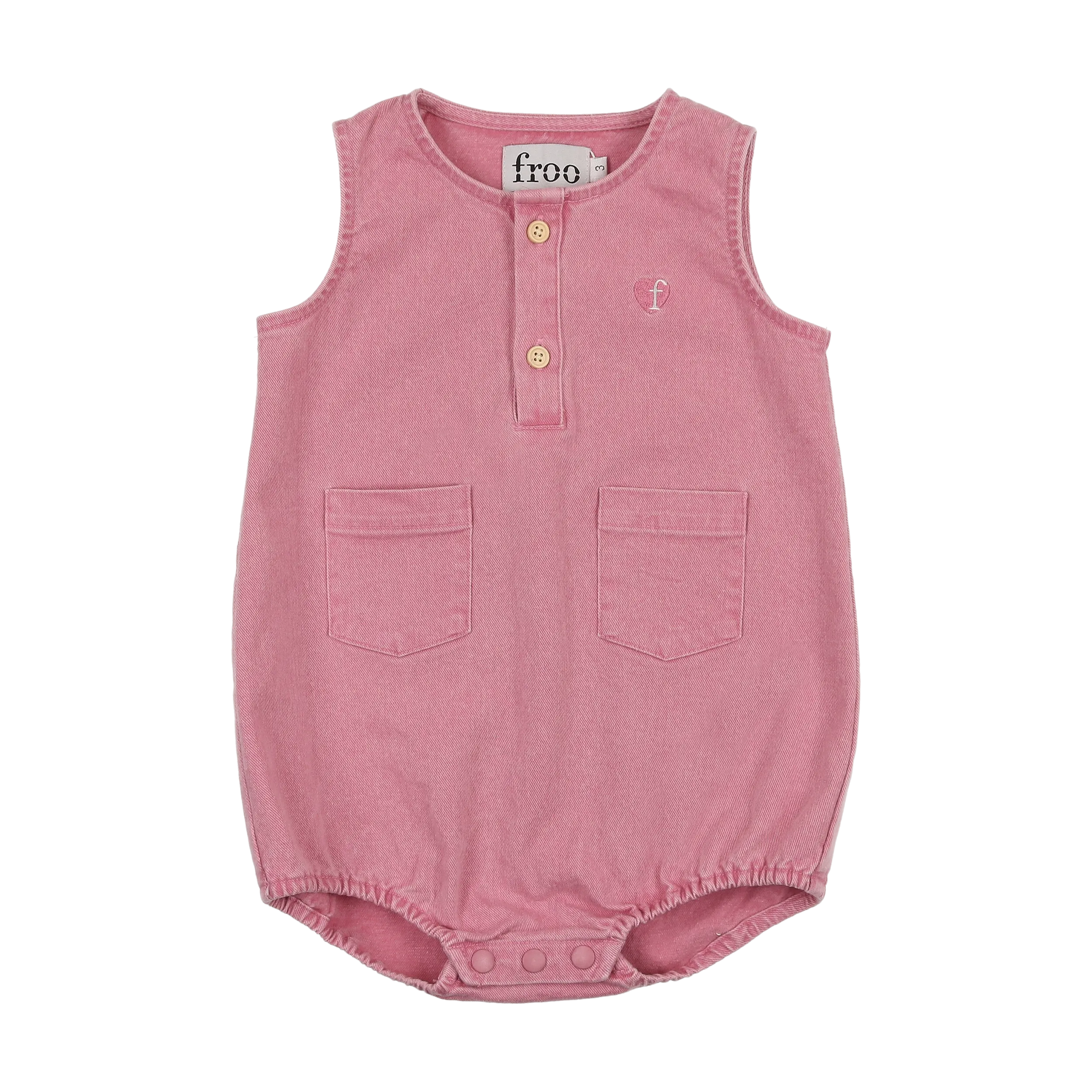 Froo Denim Pink Mila Romper
