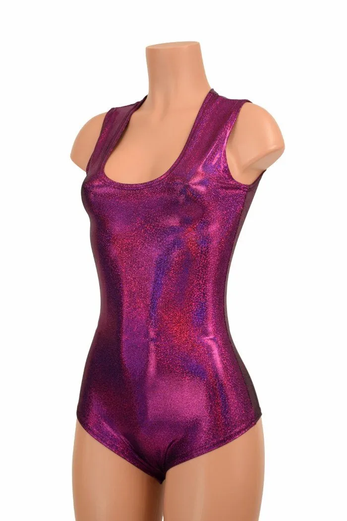 Fuchsia Sleeveless Romper