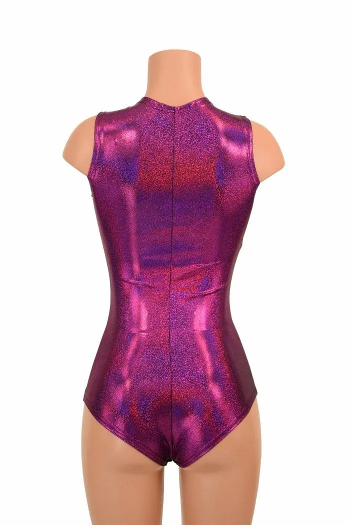 Fuchsia Sleeveless Romper