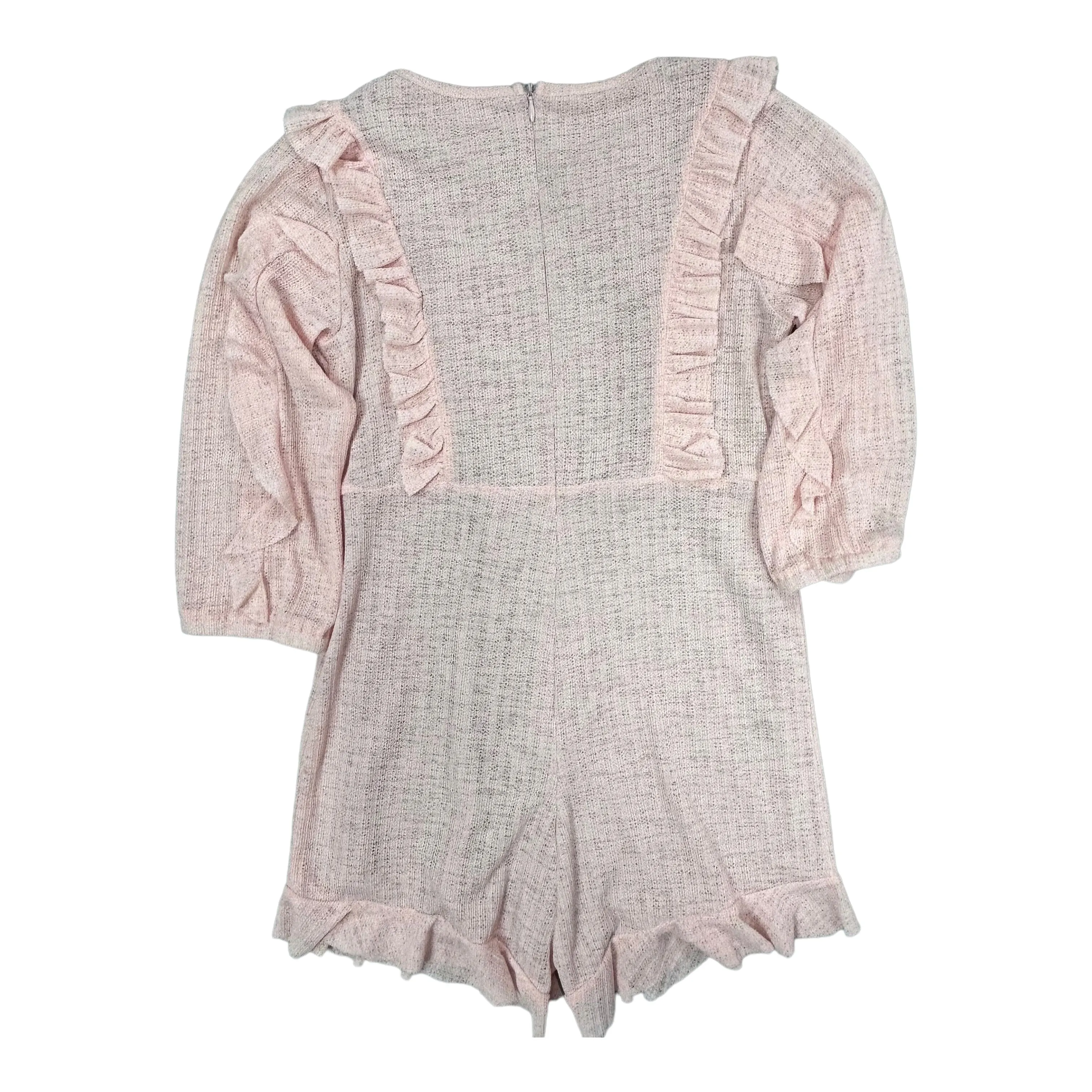Girls Mia Joy Size 12 Peach Ruffled Summer Boutique Romper