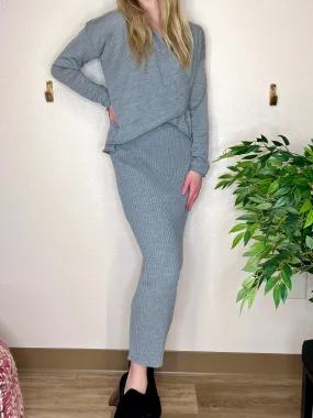 Granite Sweater Skirt