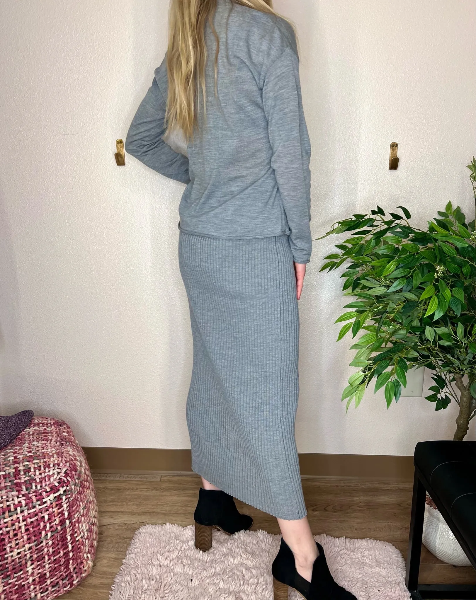 Granite Sweater Skirt
