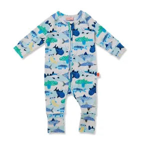 Halcyon Nights: Long Sleeve Zip Suit Fintastic