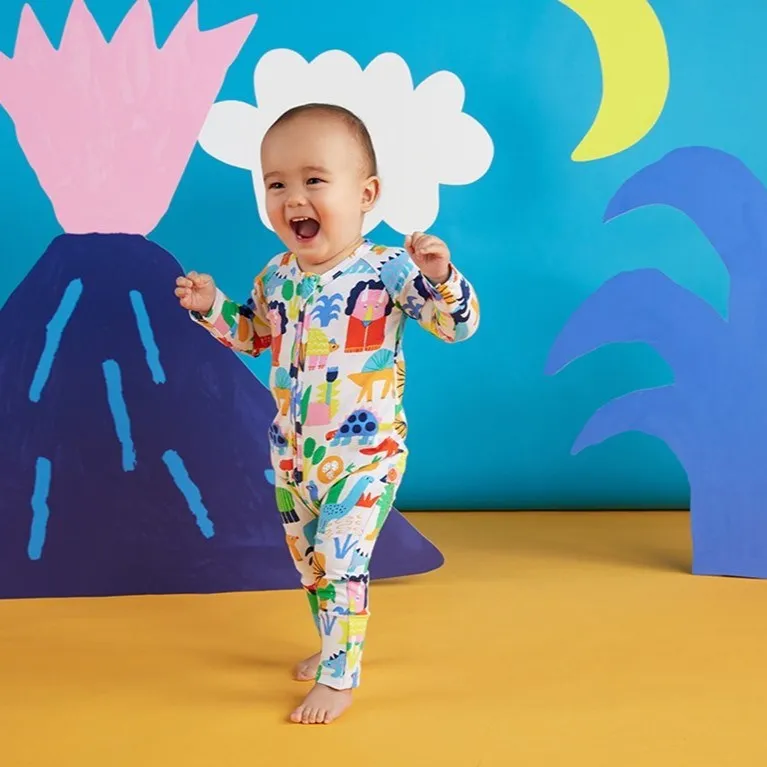 Halcyon Nights: Long Sleeve Zip Suit Our Land Before