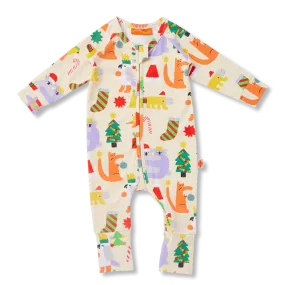 Halcyon Nights Long Sleeve Zip Suit Tinsel Tails