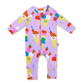 HALCYON NIGHTS SUNDAE FUNDAY LONG SLEEVE ROMPER