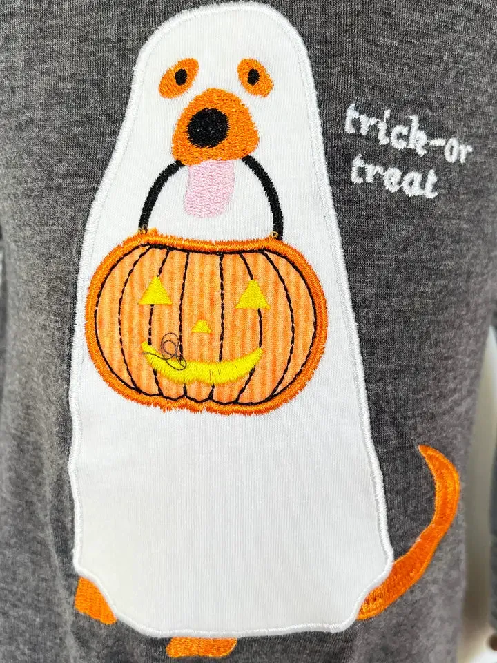 Halloween Ghost Dog Romper