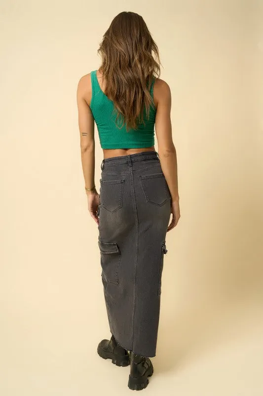 Hawley Cargo Maxi Skirt