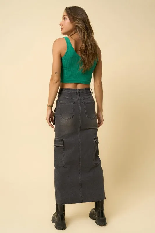 Hawley Cargo Maxi Skirt