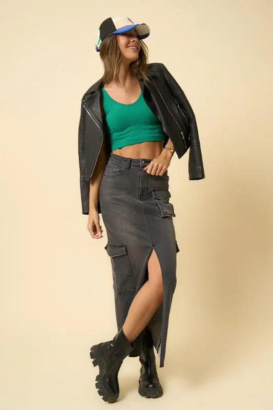 Hawley Cargo Maxi Skirt