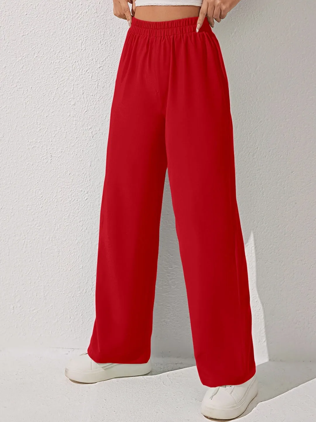 HighRise Knit Slip-On Trousers