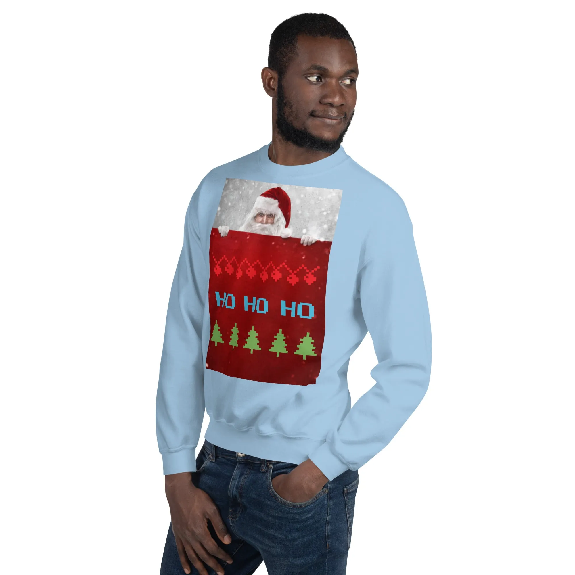 HO HO HO Christmas Sweatshirt (Glamourange Christmas Sweatshirt Men)