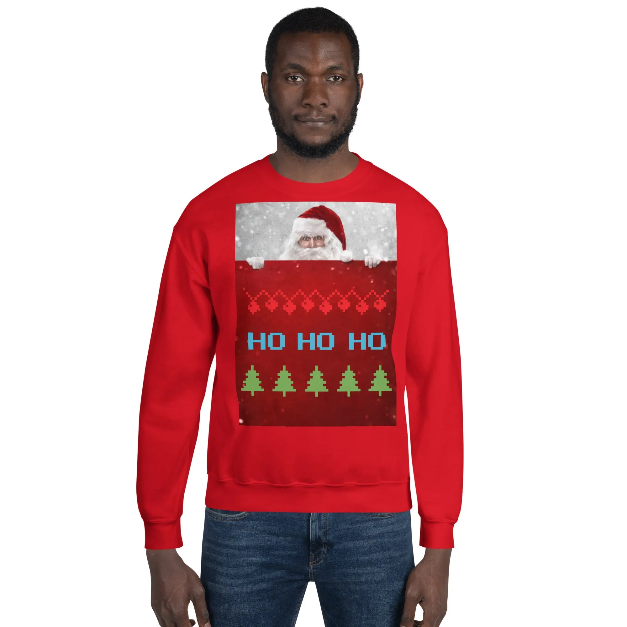 HO HO HO Christmas Sweatshirt (Glamourange Christmas Sweatshirt Men)