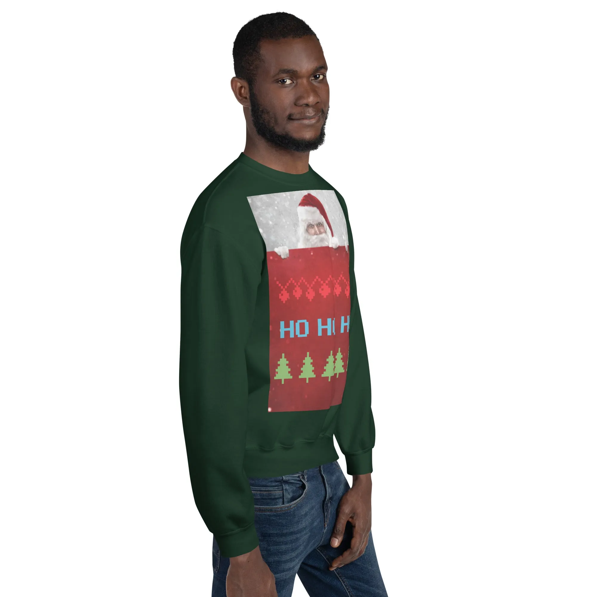 HO HO HO Christmas Sweatshirt (Glamourange Christmas Sweatshirt Men)