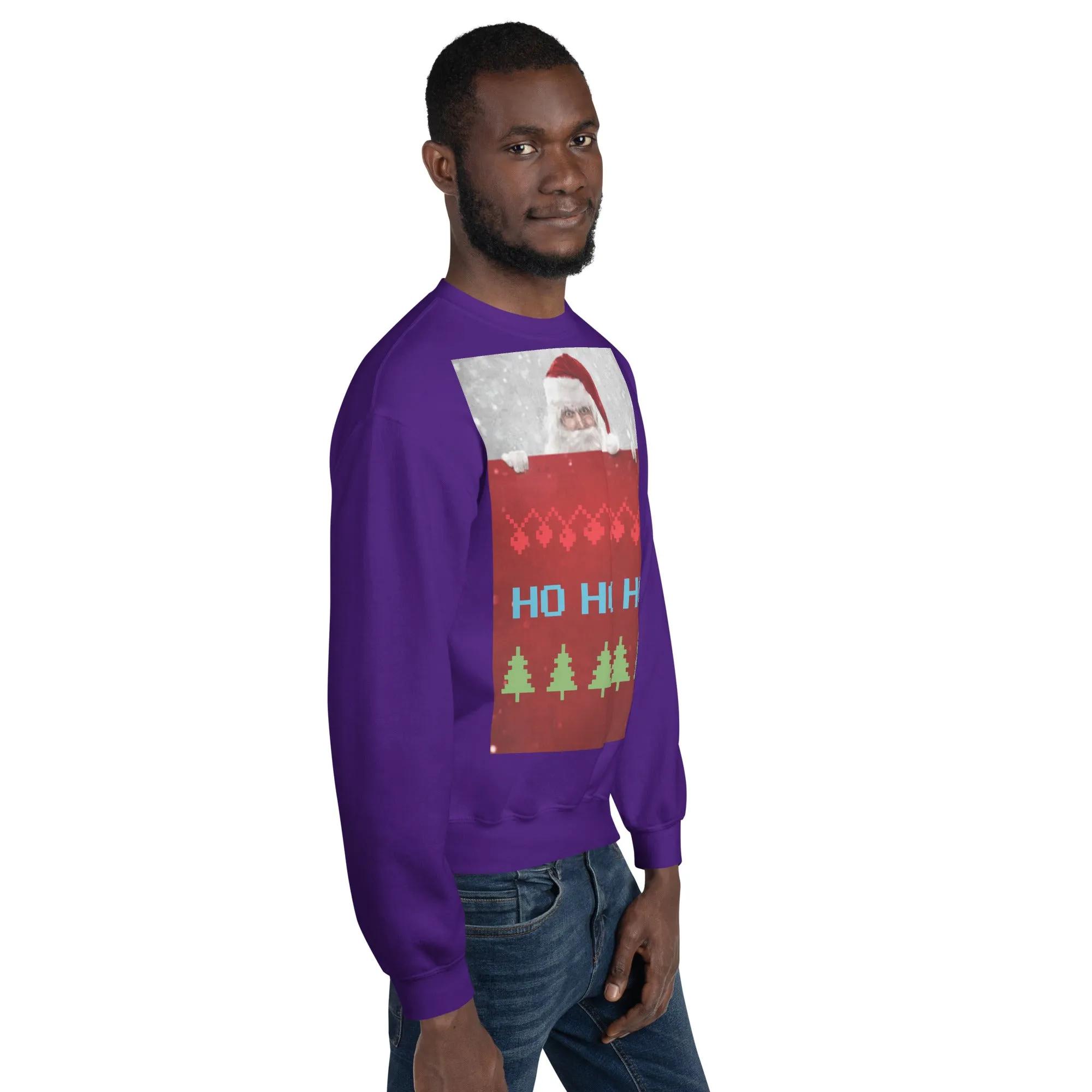 HO HO HO Christmas Sweatshirt (Glamourange Christmas Sweatshirt Men)