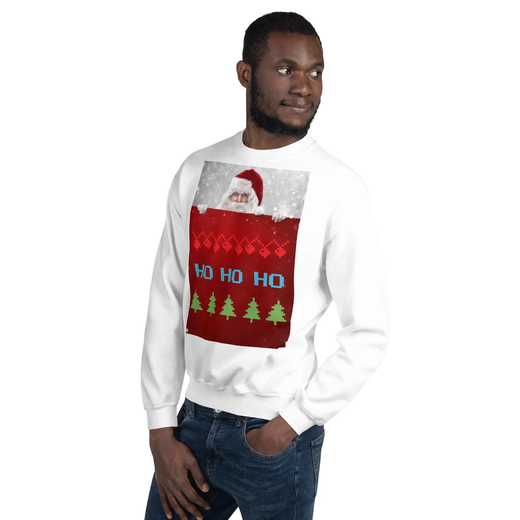 HO HO HO Christmas Sweatshirt (Glamourange Christmas Sweatshirt Men)