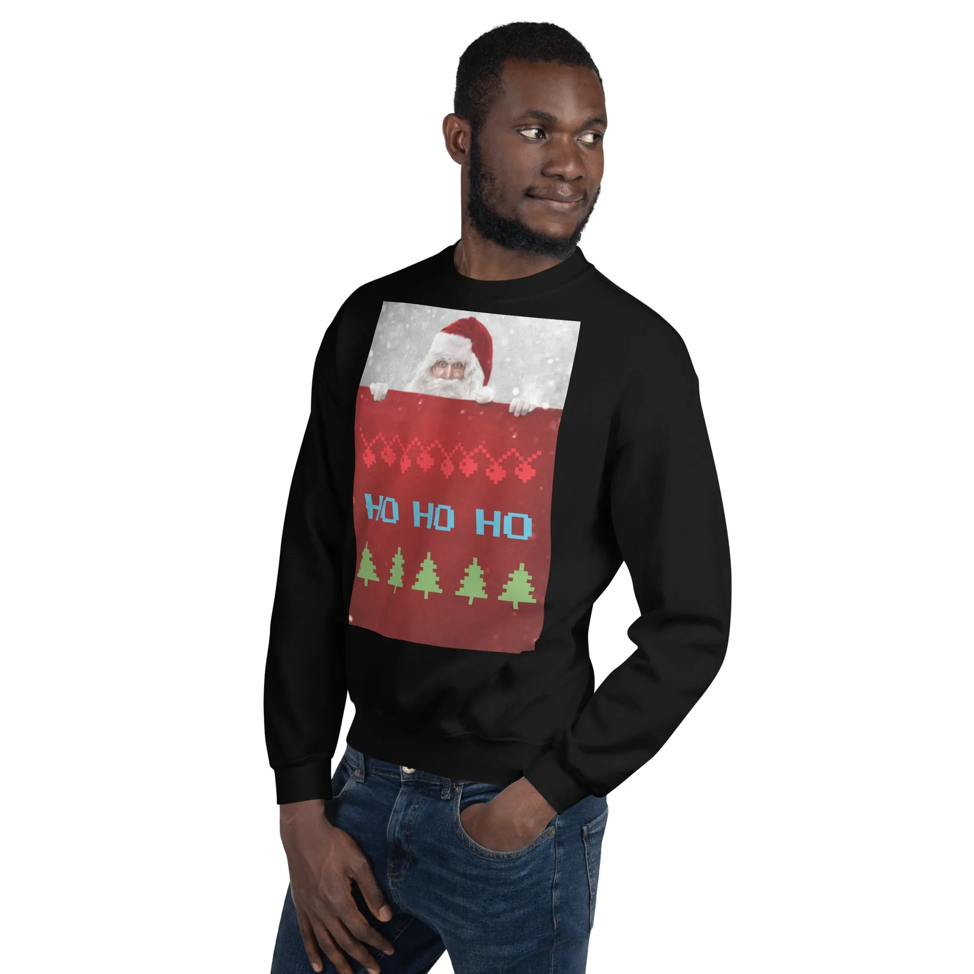 HO HO HO Christmas Sweatshirt (Glamourange Christmas Sweatshirt Men)