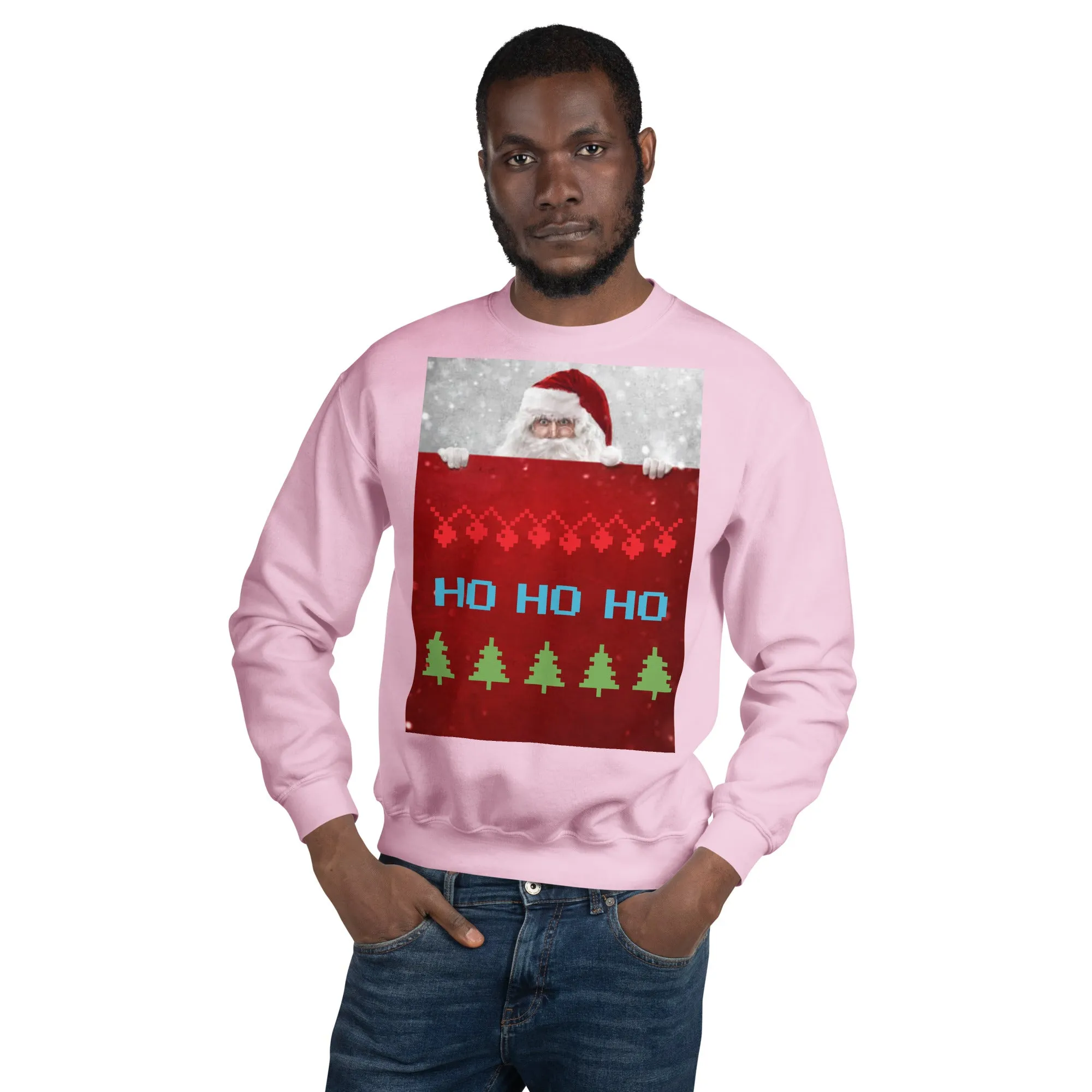 HO HO HO Christmas Sweatshirt (Glamourange Christmas Sweatshirt Men)