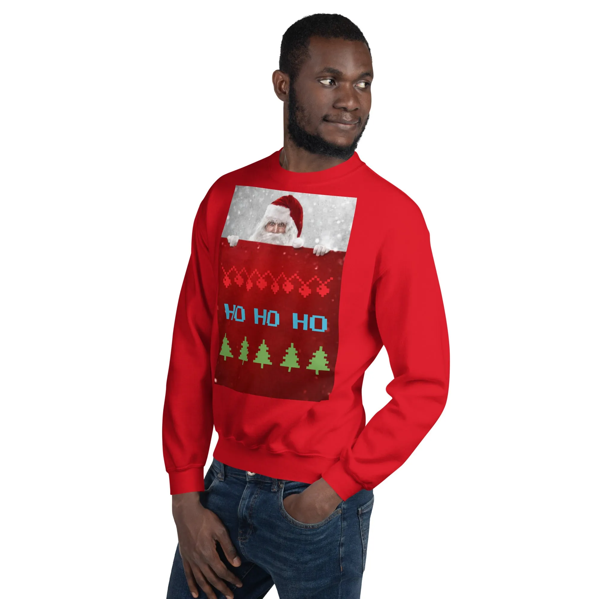 HO HO HO Christmas Sweatshirt (Glamourange Christmas Sweatshirt Men)