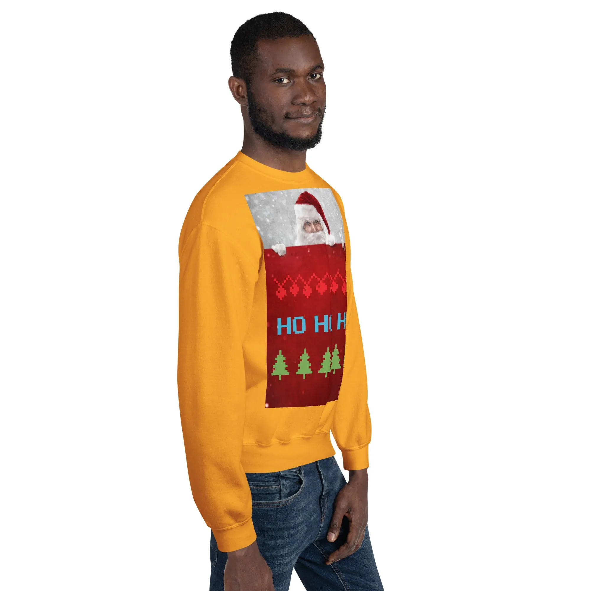 HO HO HO Christmas Sweatshirt (Glamourange Christmas Sweatshirt Men)