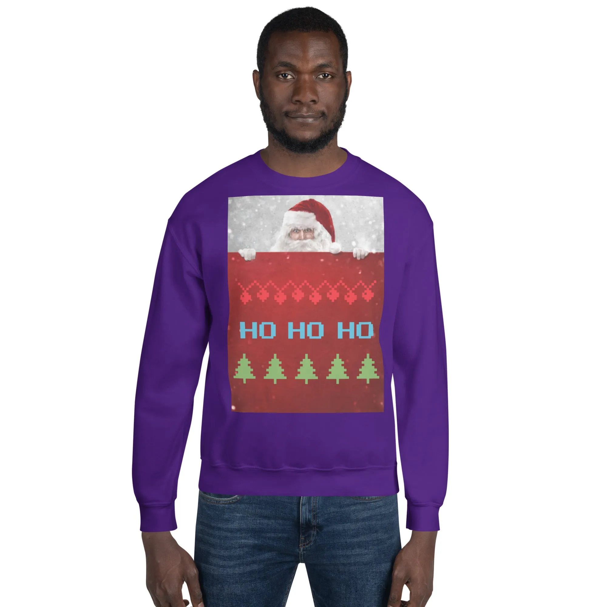 HO HO HO Christmas Sweatshirt (Glamourange Christmas Sweatshirt Men)