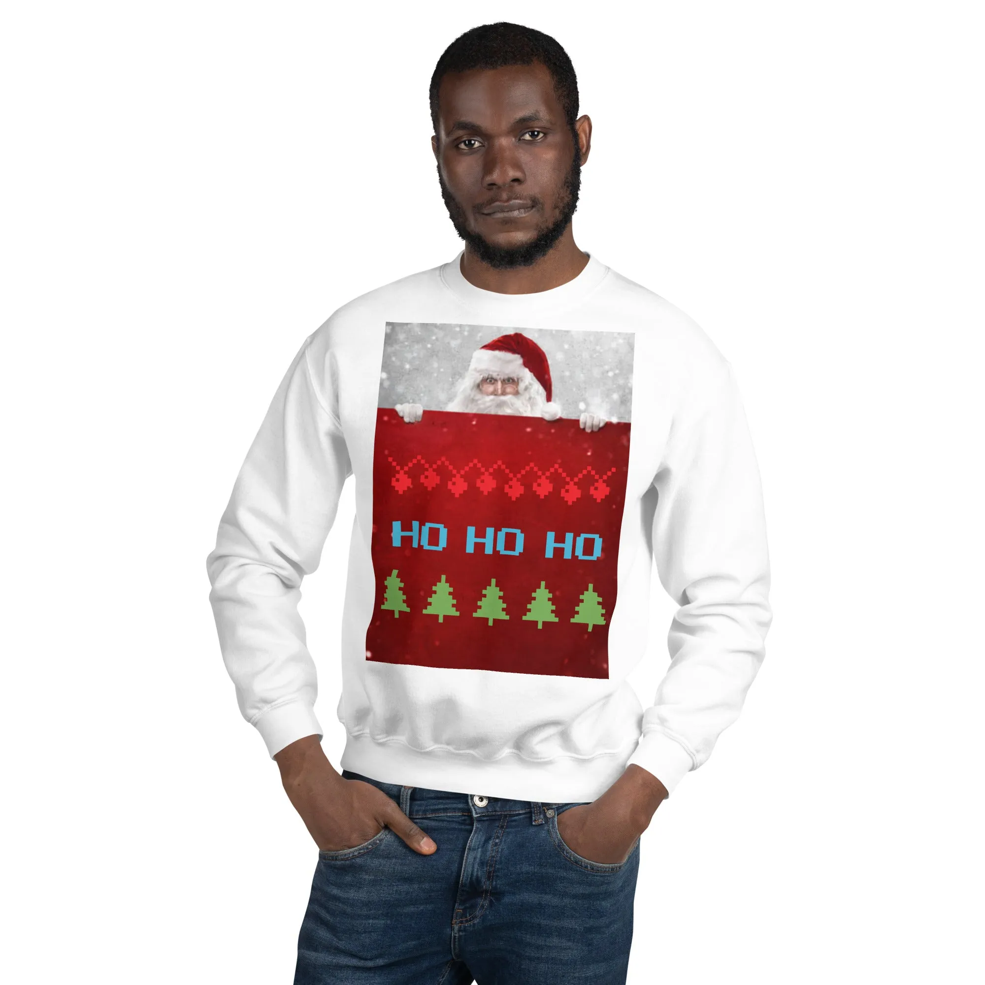 HO HO HO Christmas Sweatshirt (Glamourange Christmas Sweatshirt Men)