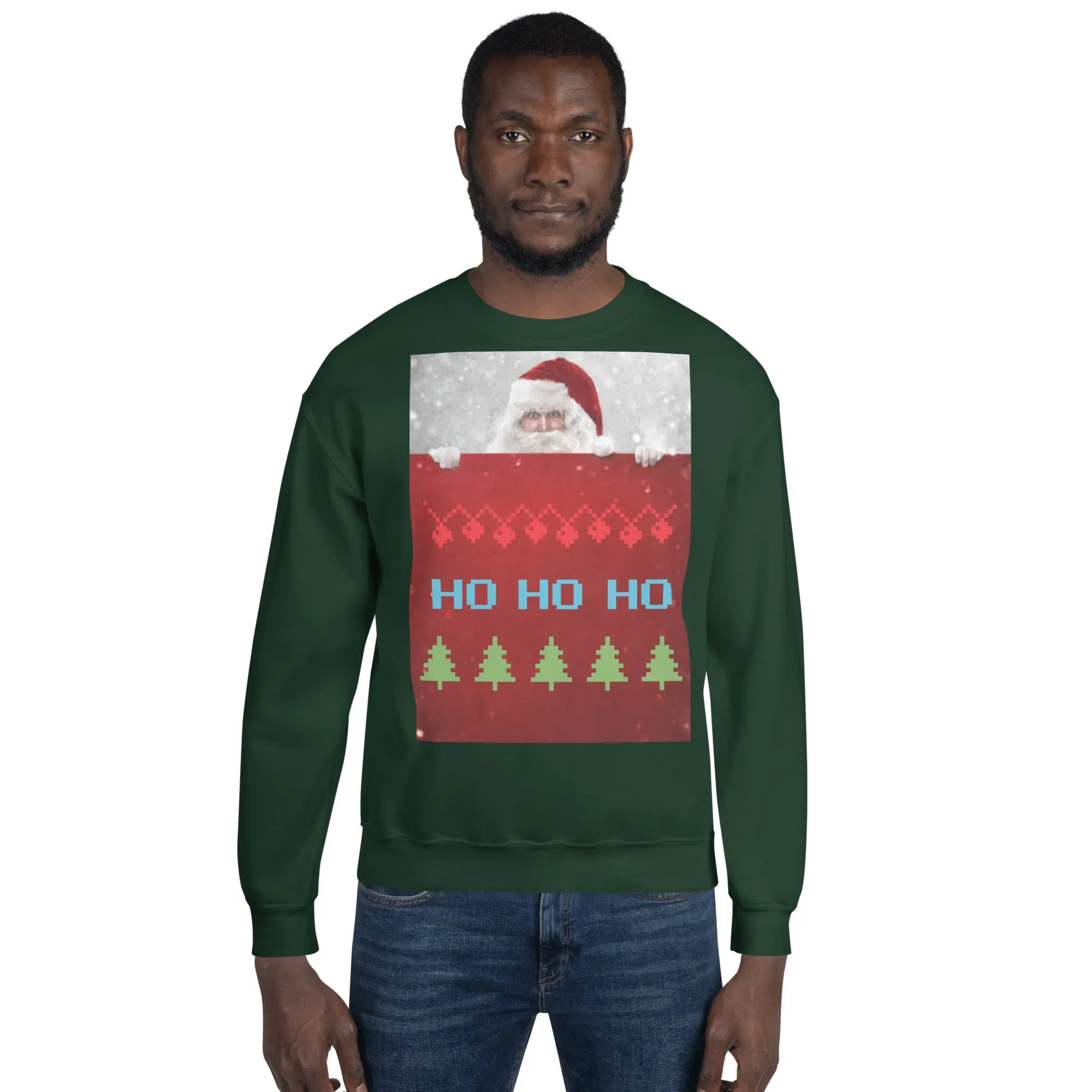 HO HO HO Christmas Sweatshirt (Glamourange Christmas Sweatshirt Men)