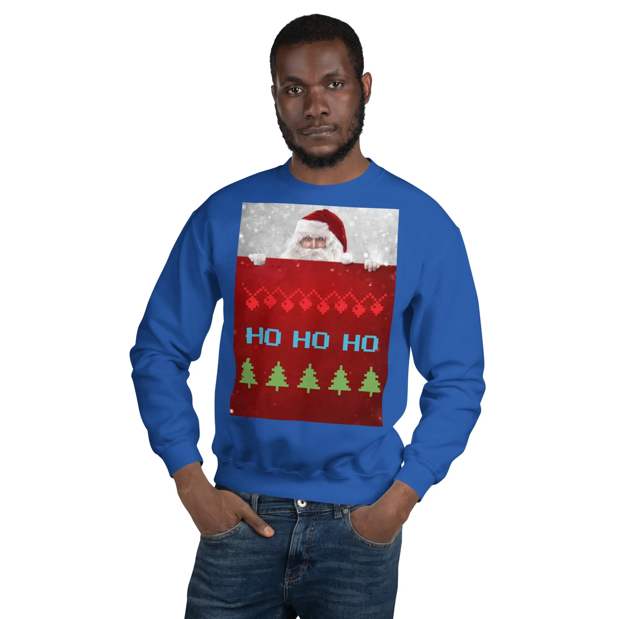 HO HO HO Christmas Sweatshirt (Glamourange Christmas Sweatshirt Men)