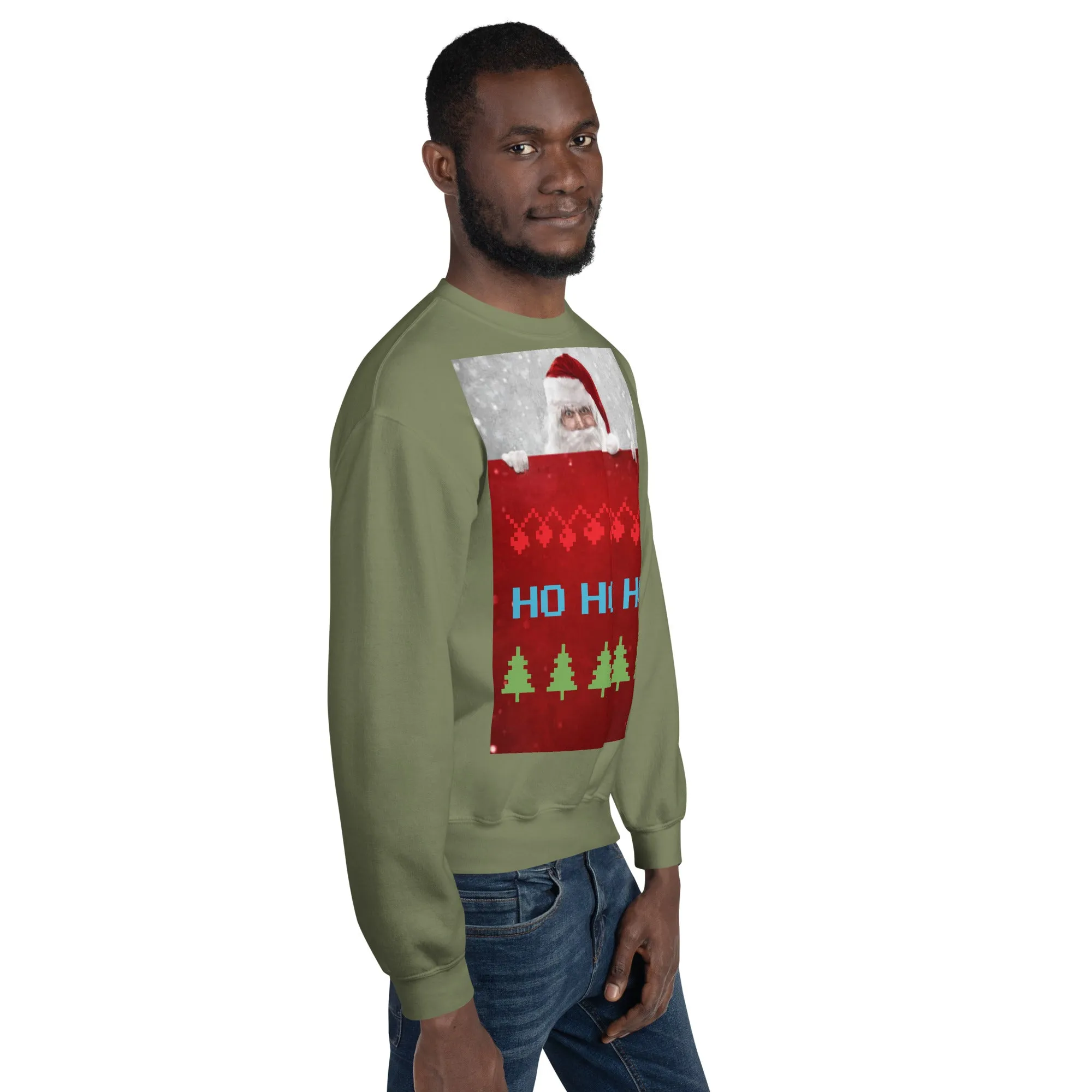HO HO HO Christmas Sweatshirt (Glamourange Christmas Sweatshirt Men)