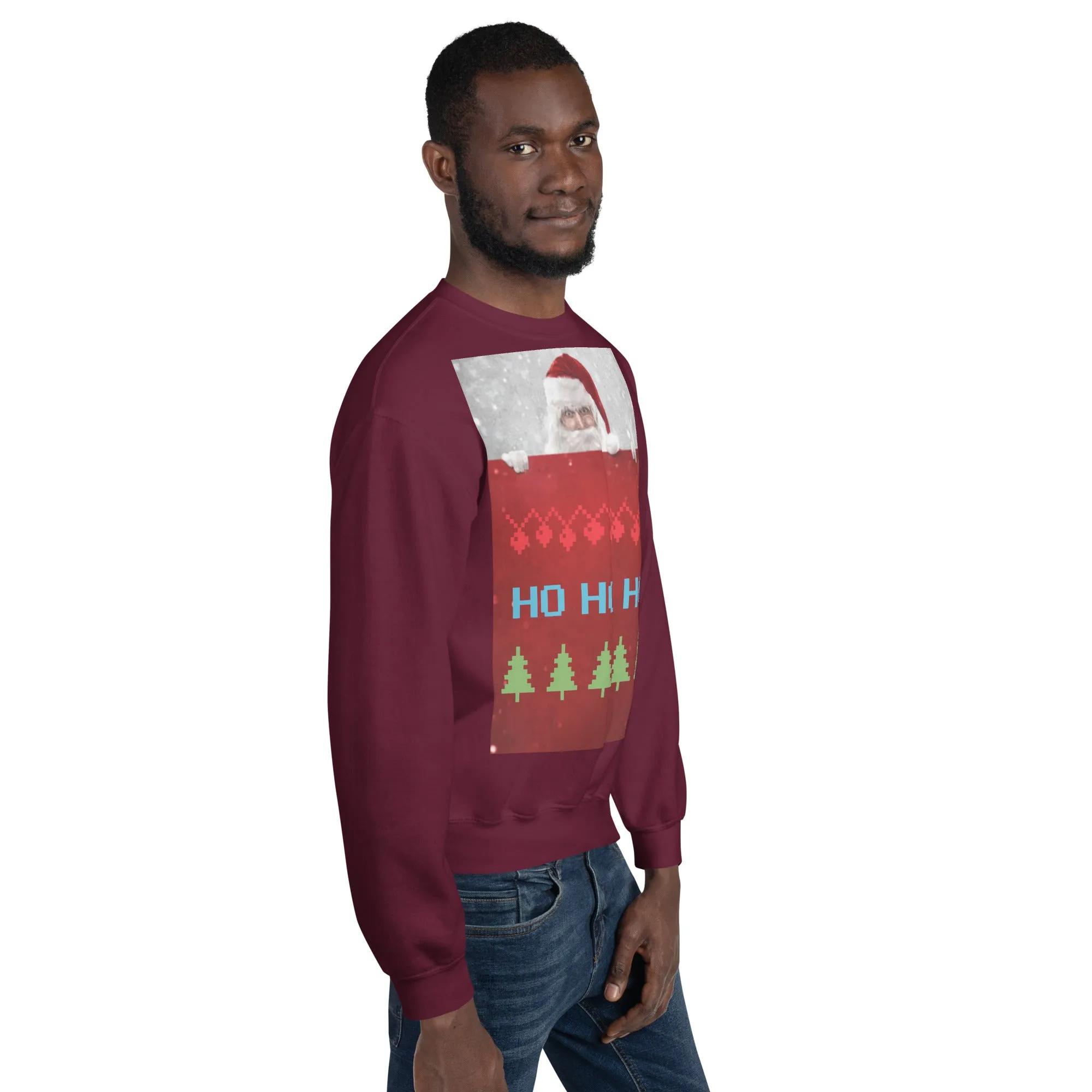 HO HO HO Christmas Sweatshirt (Glamourange Christmas Sweatshirt Men)