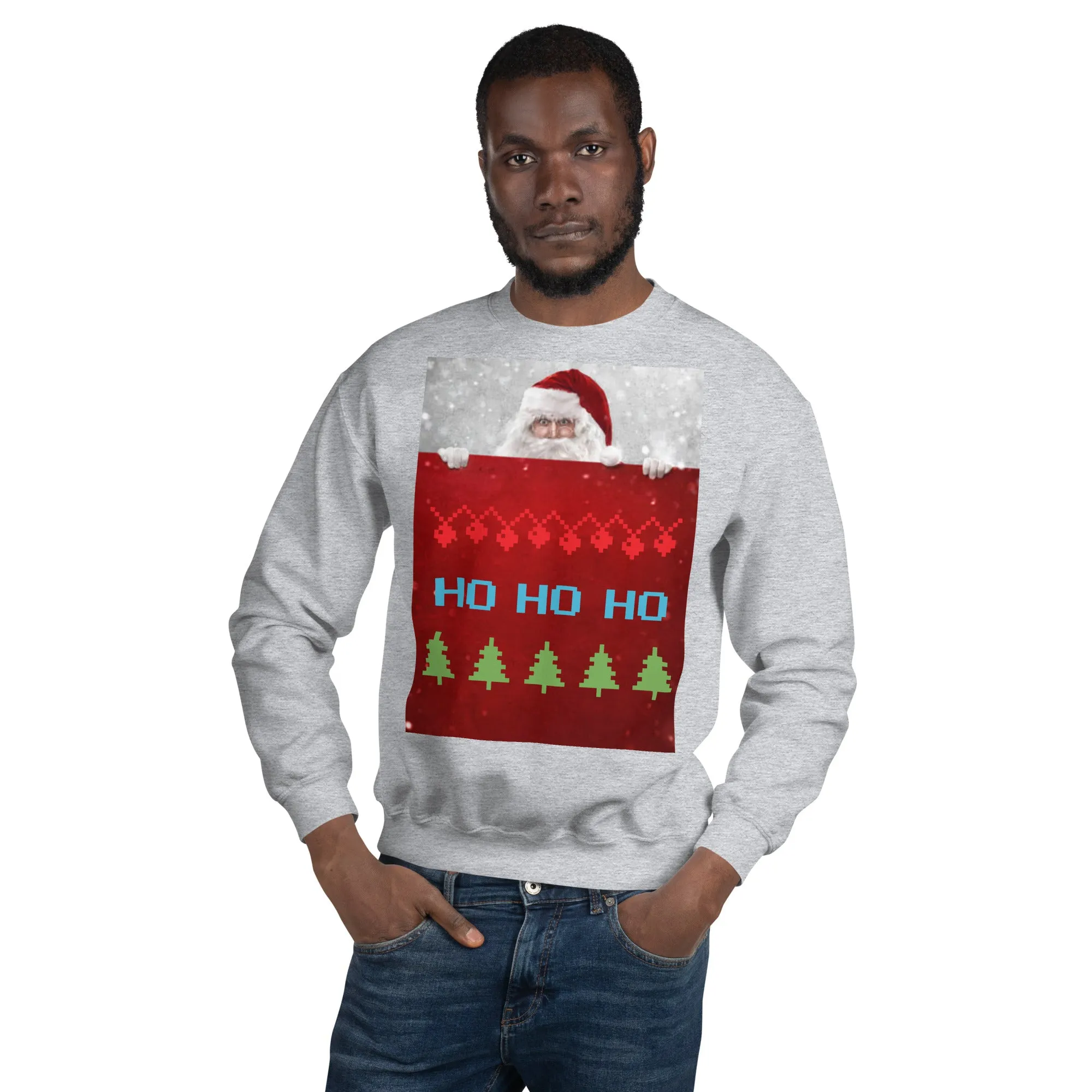 HO HO HO Christmas Sweatshirt (Glamourange Christmas Sweatshirt Men)
