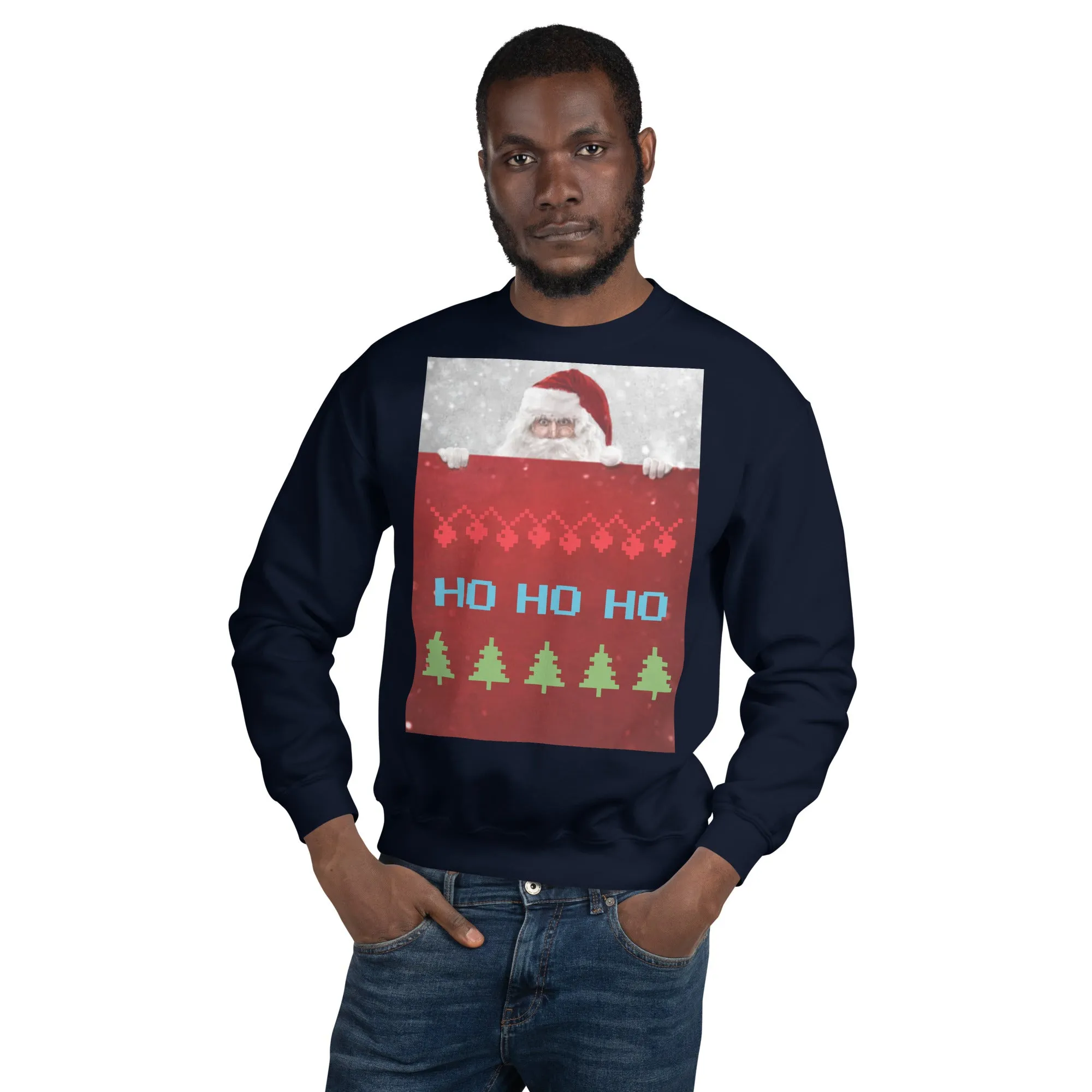 HO HO HO Christmas Sweatshirt (Glamourange Christmas Sweatshirt Men)