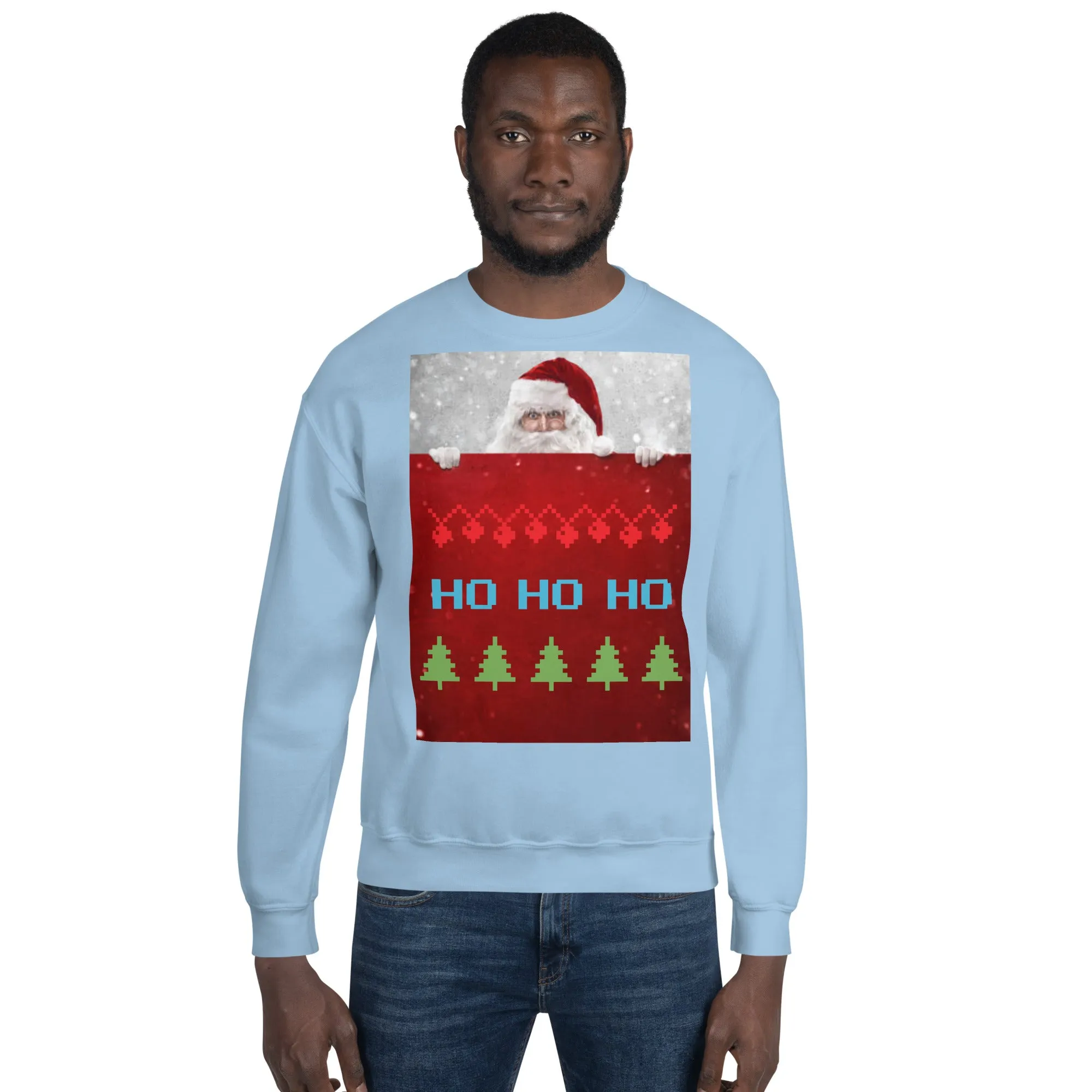 HO HO HO Christmas Sweatshirt (Glamourange Christmas Sweatshirt Men)
