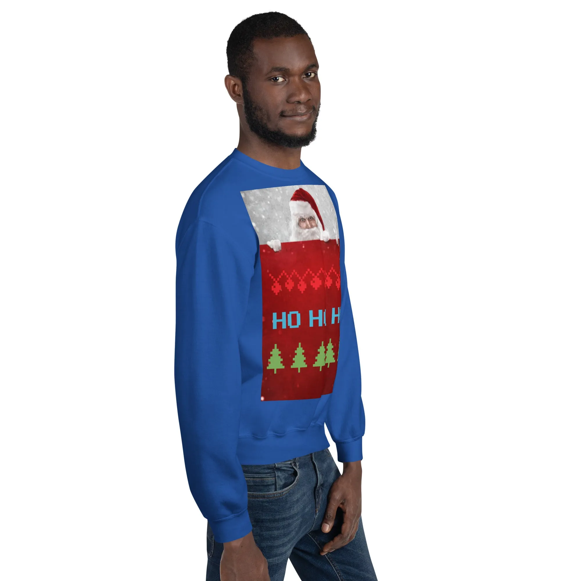 HO HO HO Christmas Sweatshirt (Glamourange Christmas Sweatshirt Men)