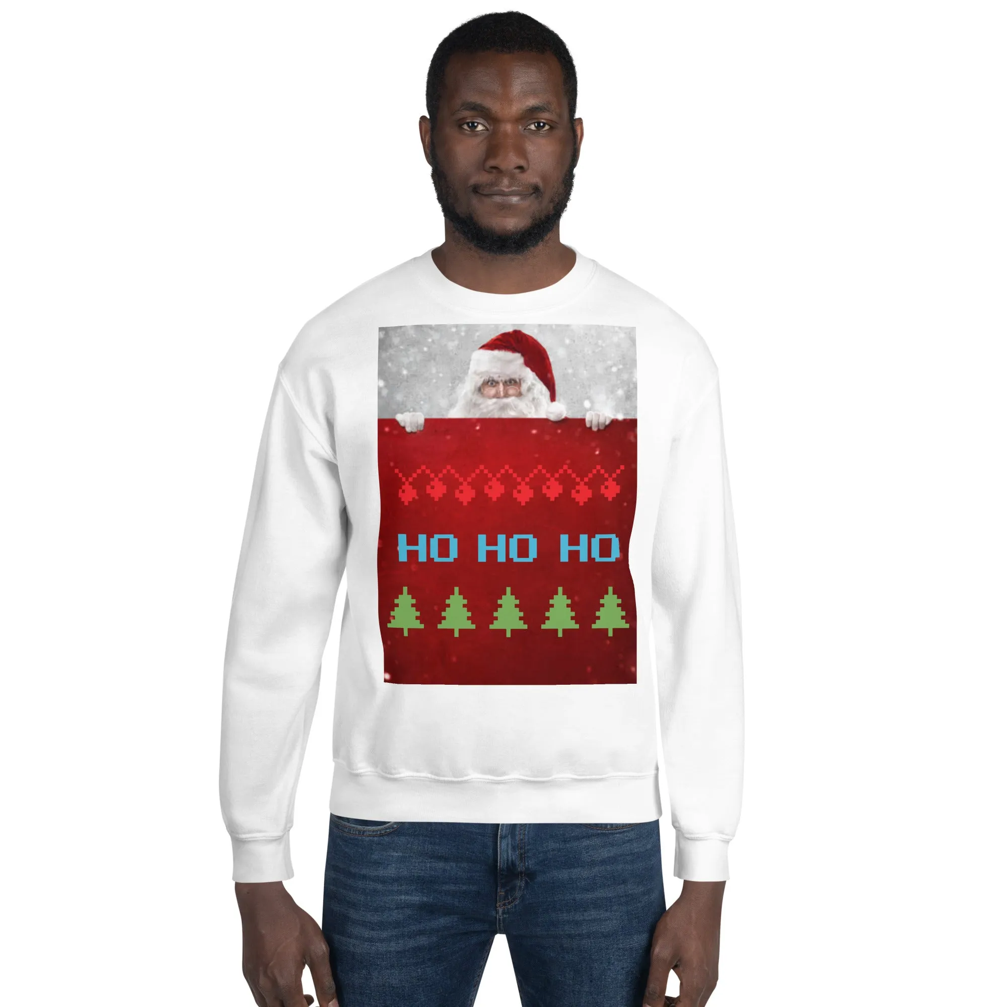 HO HO HO Christmas Sweatshirt (Glamourange Christmas Sweatshirt Men)
