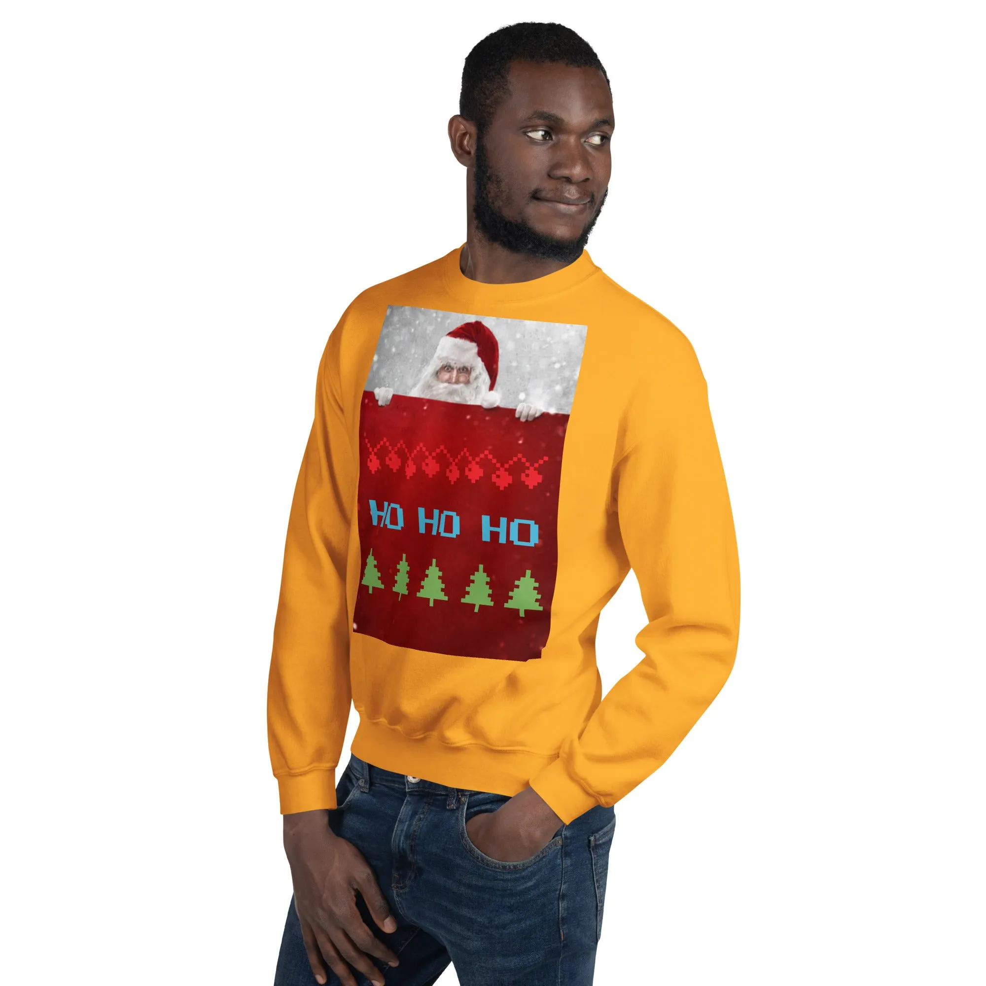HO HO HO Christmas Sweatshirt (Glamourange Christmas Sweatshirt Men)