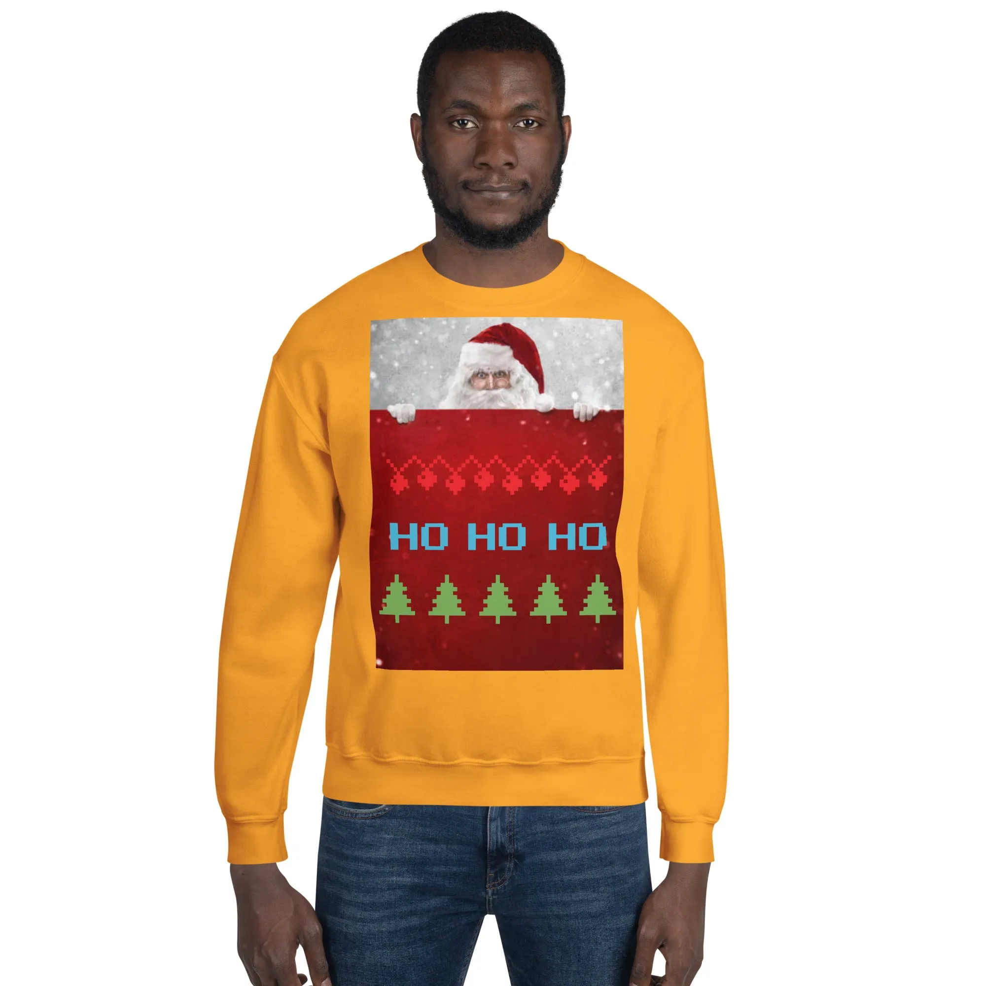 HO HO HO Christmas Sweatshirt (Glamourange Christmas Sweatshirt Men)