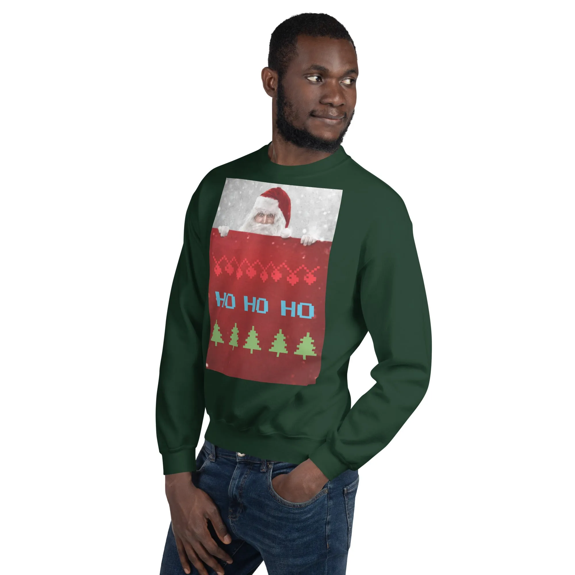 HO HO HO Christmas Sweatshirt (Glamourange Christmas Sweatshirt Men)