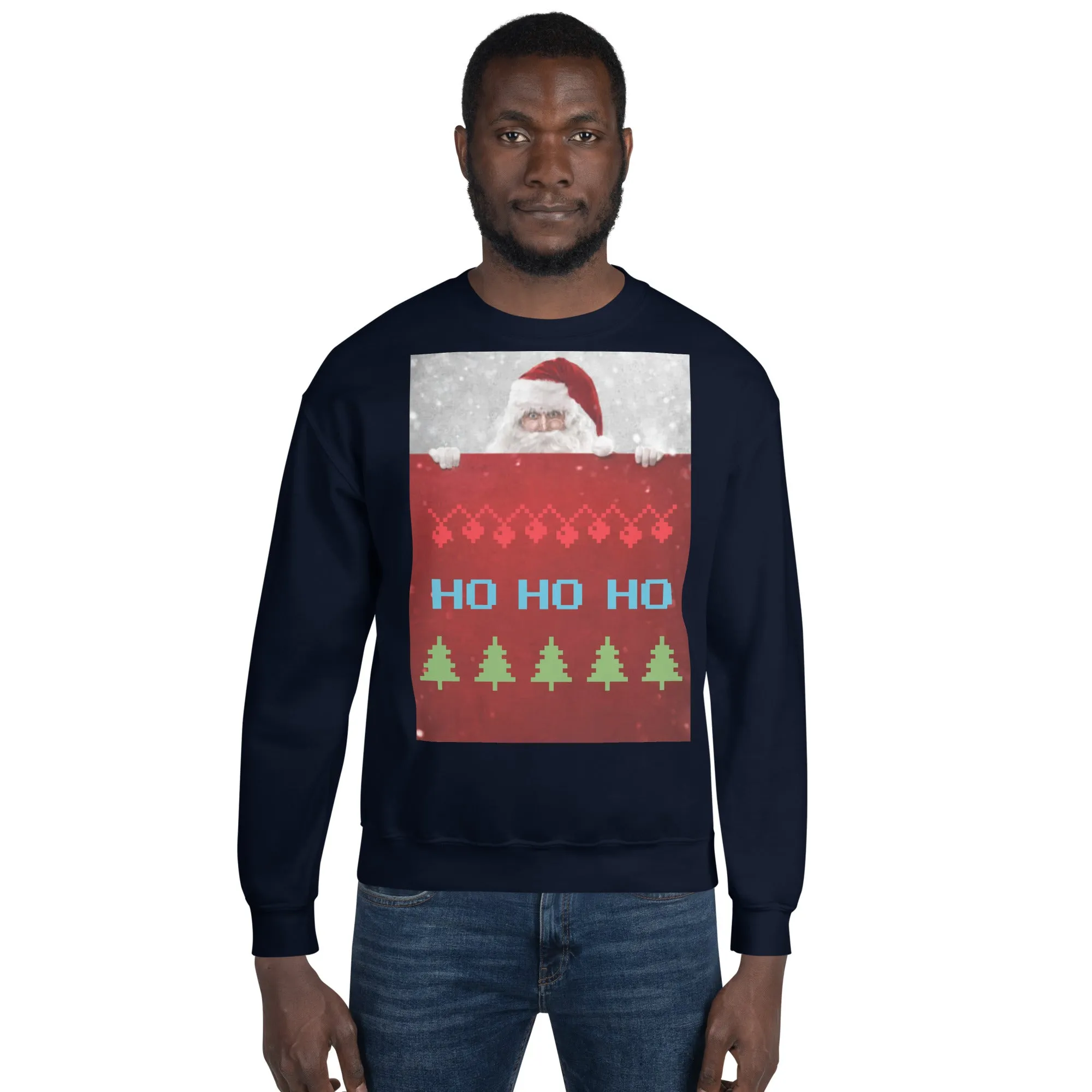 HO HO HO Christmas Sweatshirt (Glamourange Christmas Sweatshirt Men)