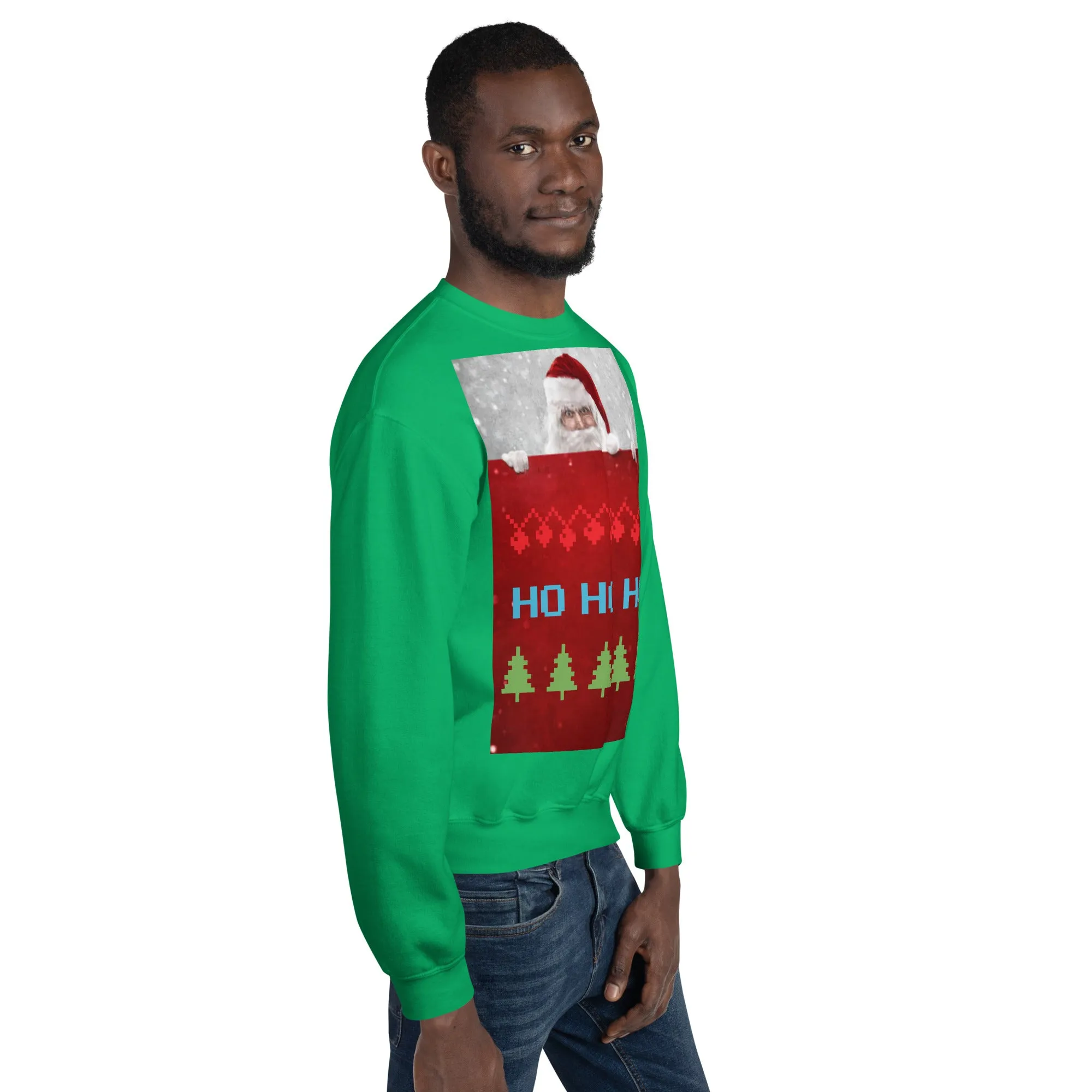 HO HO HO Christmas Sweatshirt (Glamourange Christmas Sweatshirt Men)