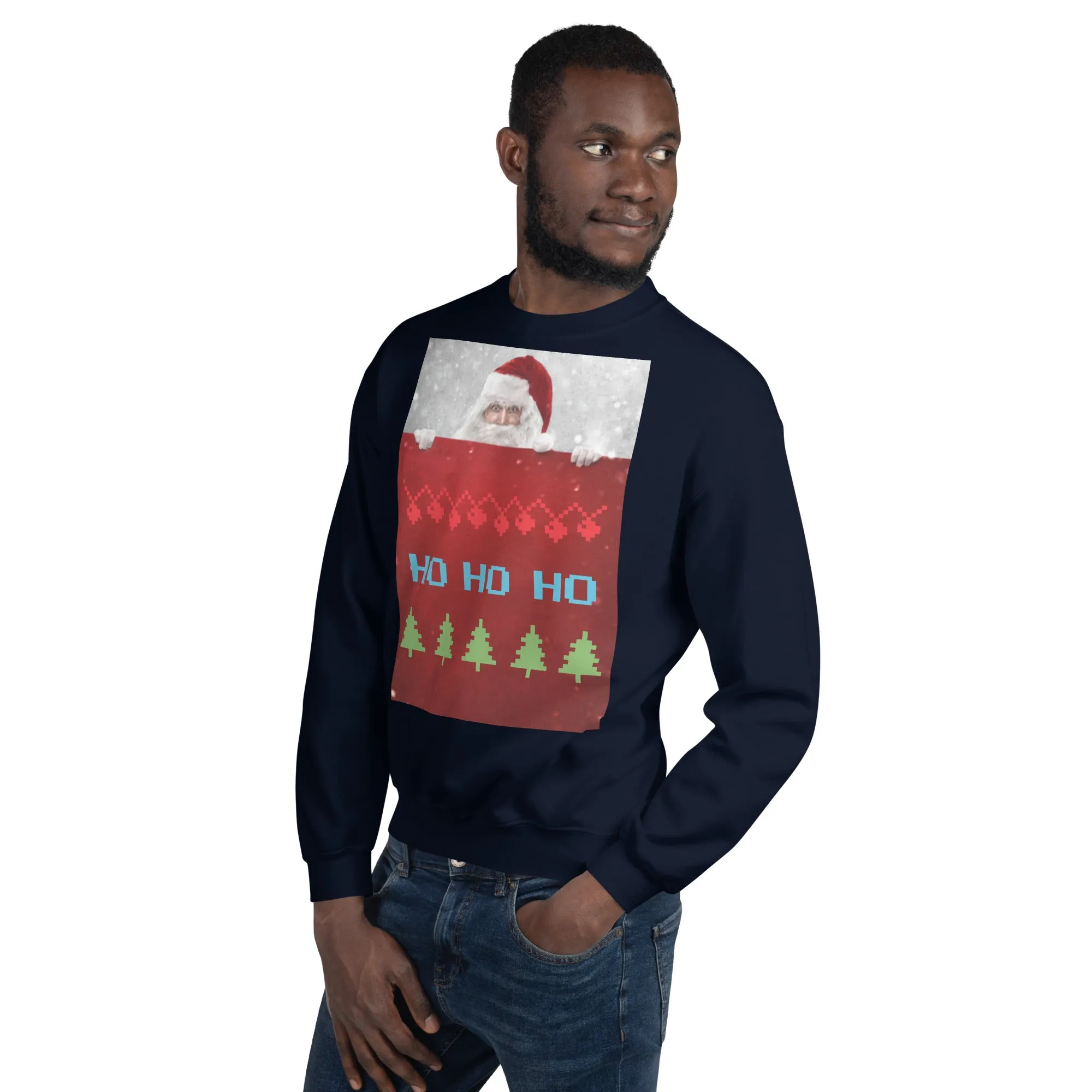 HO HO HO Christmas Sweatshirt (Glamourange Christmas Sweatshirt Men)