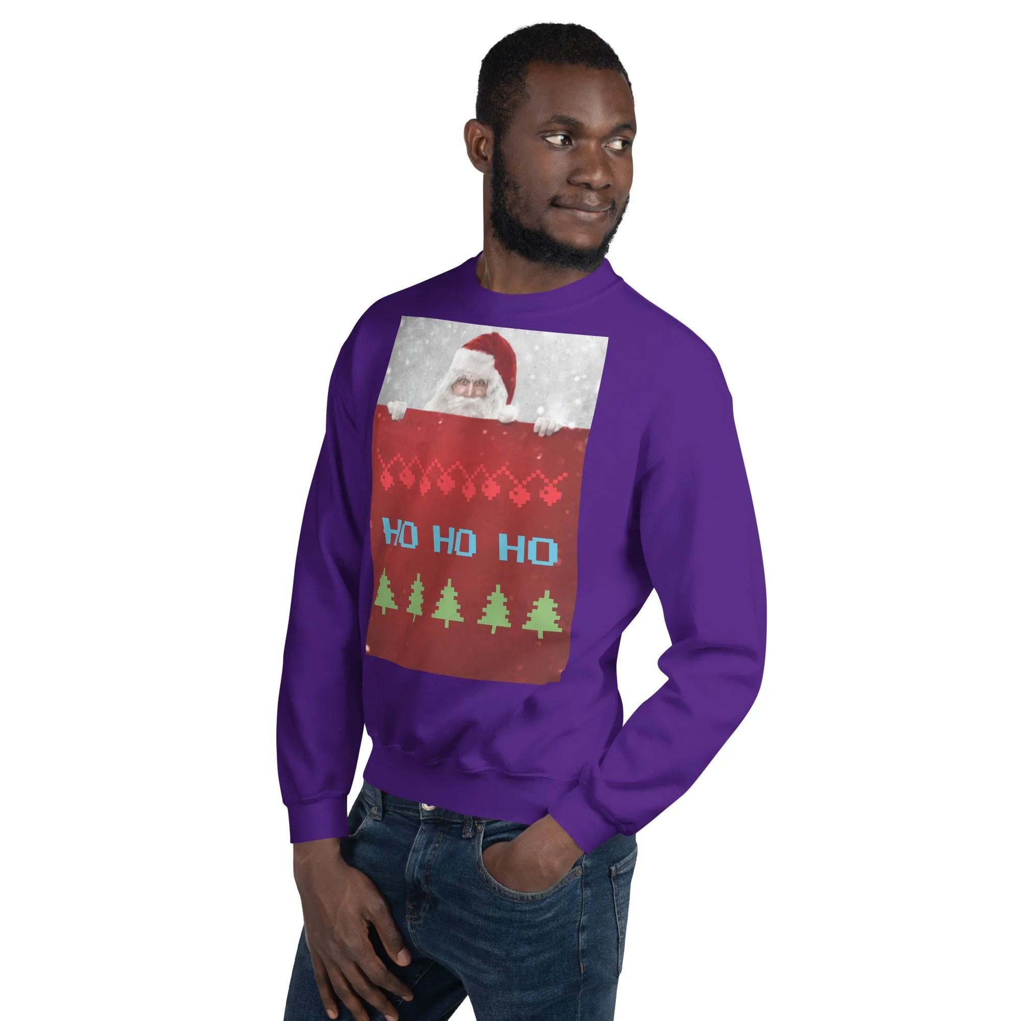 HO HO HO Christmas Sweatshirt (Glamourange Christmas Sweatshirt Men)