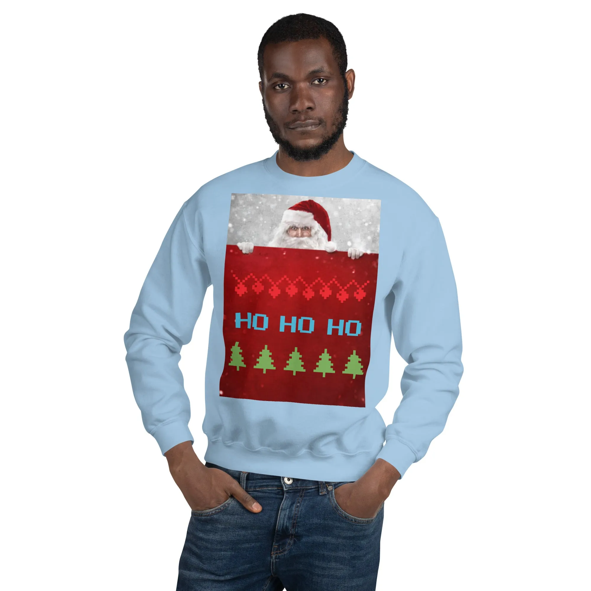 HO HO HO Christmas Sweatshirt (Glamourange Christmas Sweatshirt Men)